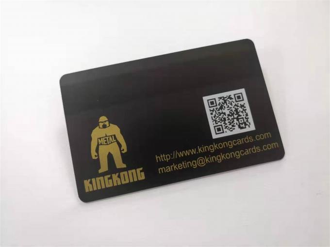 304 biglietti da visita del metallo di credito RFID di acciaio inossidabile