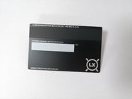 Dimensione finita spazzola di lusso 85*54*0.6mm delle carte di credito di affari del metallo del chip 4442 di IC