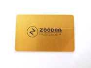 Carte del PVC stampate abitudine di Eco con la firma metallica di numero di serie di rivestimento dell'oro del Silkscreen
