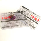 Biglietti da visita di plastica duri chiari del PVC che stampano la superficie 85.5x54x0.76mm di norma