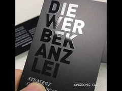 Matte Black PVC Card With Glossy UV Logo Printed