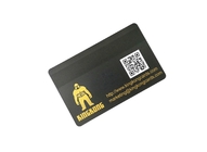Logo OEM nero opaco per carta di credito CR80 IC NFC RFID in metallo