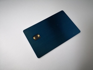 Il metallo di NFC del contatto ha prepagato il blu astuto della carta del portafoglio di RFID spazzolato