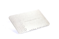 La carta d'argento del metallo di KingKong ha tagliato tramite il piatto che incide Logo Original Steel Finish