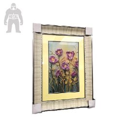 Decorativo finito placcatura quadrata variopinta dell'interno di arte della struttura del metallo