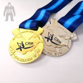 Colore di Rosa dell'argento dell'oro di rivestimento placcato medaglie di pallacanestro dei bambini di sport disponibile