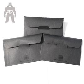 Il colore nero rigido del titolare della carta 90x60mm della busta di Natale ha stampato la carta 120gsm