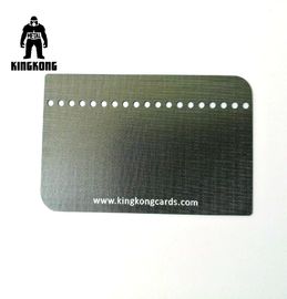 La griglia CR80 ha finito la carta di appartenenza del metallo, quadra i biglietti da visita spazzolati del metallo