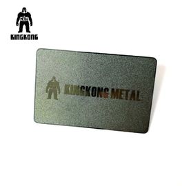 Colore finito impresso metallico creativo dell'argento dell'oro glassato biglietti da visita di Lasered