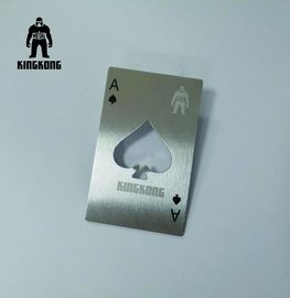 Colore su ordinazione dell'argento del nero del biglietto da visita delle apribottiglie del portafoglio di logo inciso
