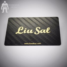 Carte di lusso su misura del metallo VIP di appartenenza placcate per il logo del regalo di affari stampato