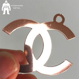 Le targhette del metallo dello spazio in bianco del portafoglio della borsa della borsa di marca impermeabilizzano alto lucido