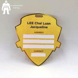 Viaggio personale etichette inciso 85*54mm stampabili dei bagagli dell'acciaio inossidabile