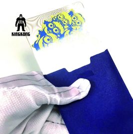 Mini titolari della carta quadrati del regalo di festa per la dimensione blu di colore di affari su misura