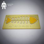 Biglietti da visita impermeabili del metallo dell'oro, ombreggiatura differente di placcatura della carta metallica bronzea dell'oro