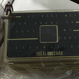carta scrivibila colta programmabile di Rfid della carta del metallo RFID di 0.8-1.1mm su lucida