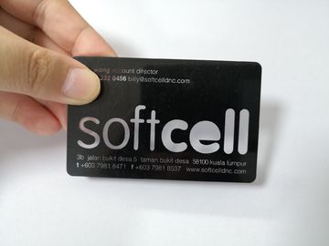 carte del membro di affari della radura del PVC di 85.6x54x0.5mm con stampa a colori