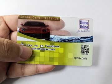 carte del membro di affari della radura del PVC di 85.6x54x0.5mm con stampa a colori