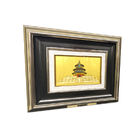 L'oro quadrato della decorazione pagina l'arte della parete per le camere da letto contemporaneo di 700mm x di 500