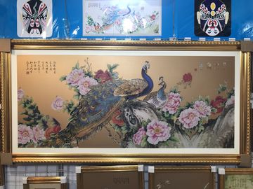 Smalto decorativo della pittura del Cloisonne di arte della parete della cornice del metallo dell'hotel su ordinazione