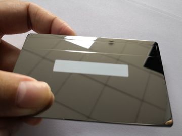 Biglietti da visita dello specchio del metallo, carte del membro di affari dell'argento dell'oro dell'acciaio inossidabile