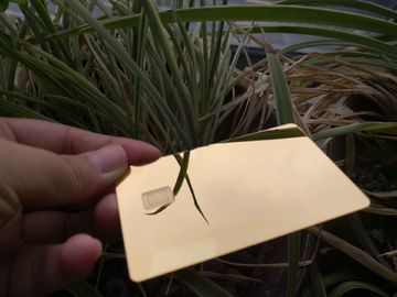 Biglietti da visita dello specchio del metallo, carte del membro di affari dell'argento dell'oro dell'acciaio inossidabile