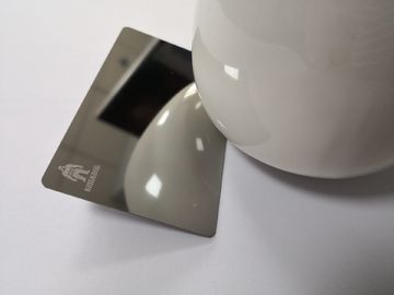 Biglietti da visita dello specchio del metallo, carte del membro di affari dell'argento dell'oro dell'acciaio inossidabile