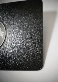 Il laser lussuoso delle carte del membro del metallo degli ss incide il modello del cuoio di logo incissione all'acquaforte
