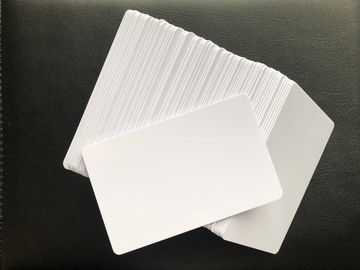 Biglietti da visita in bianco Reprintable 85.5mm*54mm lucidi del PVC di bianco di vendita al dettaglio CR80