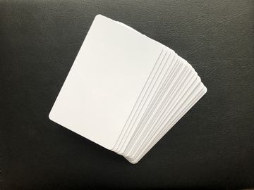Biglietti da visita in bianco Reprintable 85.5mm*54mm lucidi del PVC di bianco di vendita al dettaglio CR80
