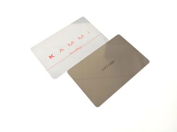 i biglietti da visita del PVC di 85.5x54x0.76mm, 4C/4C hanno glassato la carta di identità grigia di appartenenza di RFID