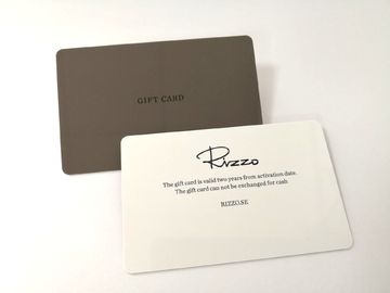 i biglietti da visita del PVC di 85.5x54x0.76mm, 4C/4C hanno glassato la carta di identità grigia di appartenenza di RFID