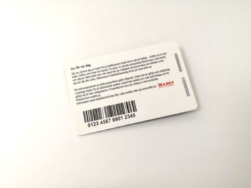 Stagnola d'argento VIP del codice a barre di Cmyk di lealtà del PVC di appartenenza del bollo caldo di plastica della carta