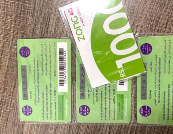 Lucentezza di stampa della carta del graffio del biglietto di lotteria/laminazione di carta su ordinazione di Matt
