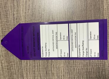 Le etichette stampate dei vestiti della carta patinata/la caduta su ordinazione porta dell'hotel etichetta