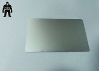 L'argento normale ha anodizzato i biglietti da visita di alluminio incisi 85x54mm