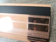 biglietto da visita del metallo di 0.8mm che incide Logo Hico Magnetic Stripe