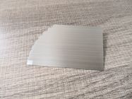carta spazzolata d'argento Logo Printing del metallo di acciaio inossidabile di 0.40mm