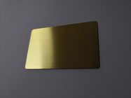 L'oro ha spazzolato la piccola carta di appartenenza del metallo di Chip Slot 0.8mm