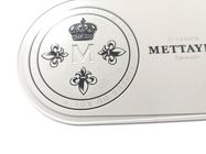 Acciaio inossidabile della stampa 0.3mm dei biglietti da visita di seta del metallo bianco