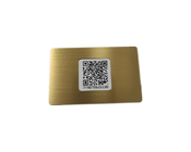 La carta Ntag213/215/216 del metallo RFID di Nfc ha personalizzato l'argento nero