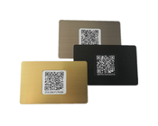 La carta N-tage213/215/216 del metallo RFID di Nfc ha personalizzato l'argento nero
